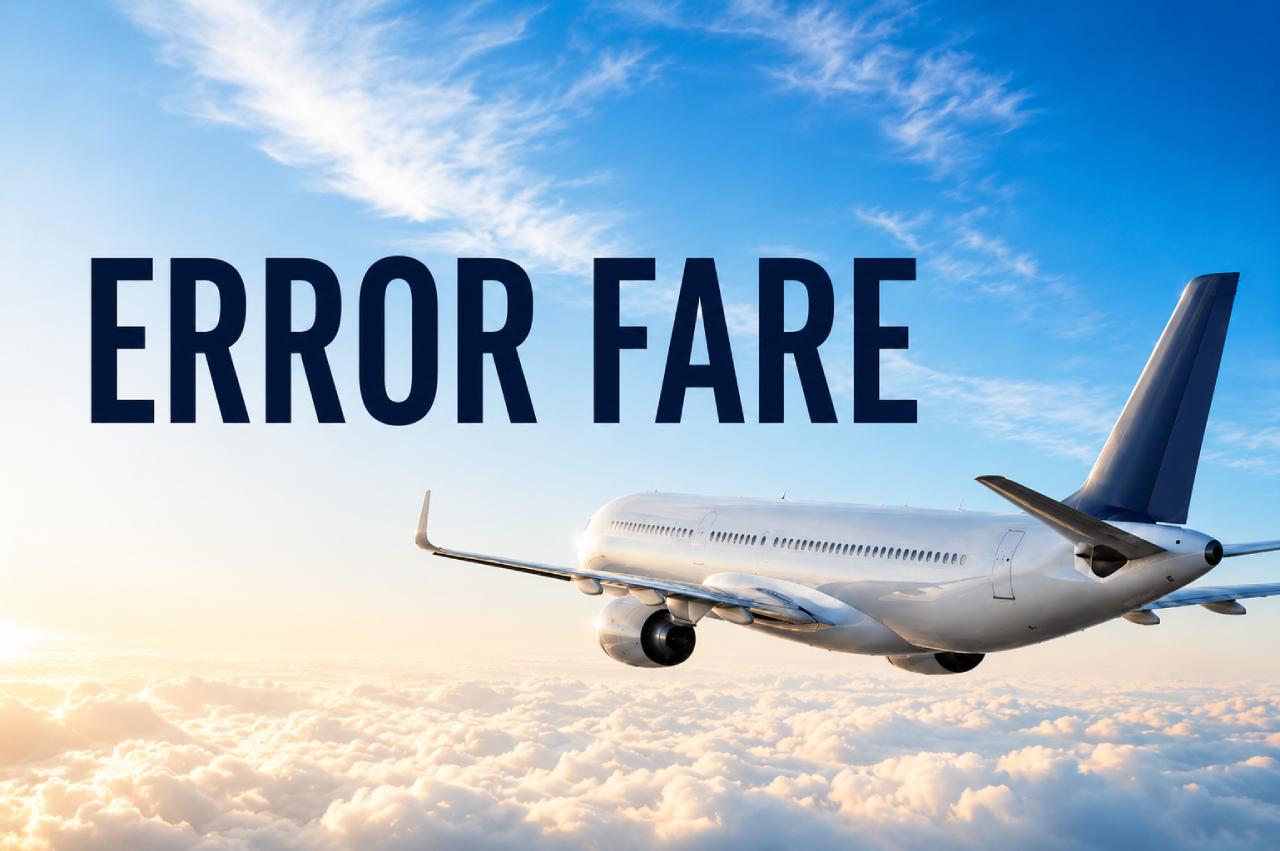 Mi az az error fare? Mutatjuk, hogyan működik a repülőjegy-árhiba